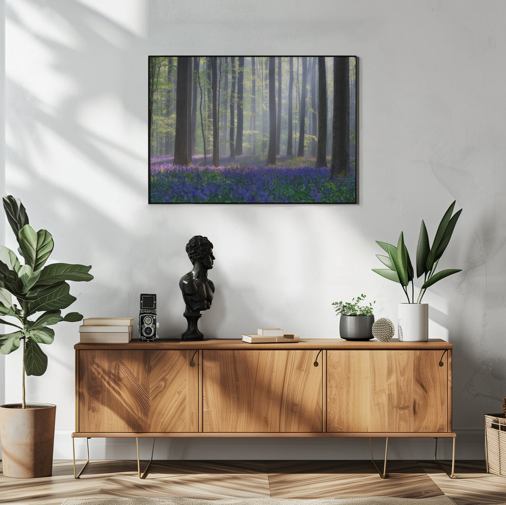 Blauwe klokjes | Poster