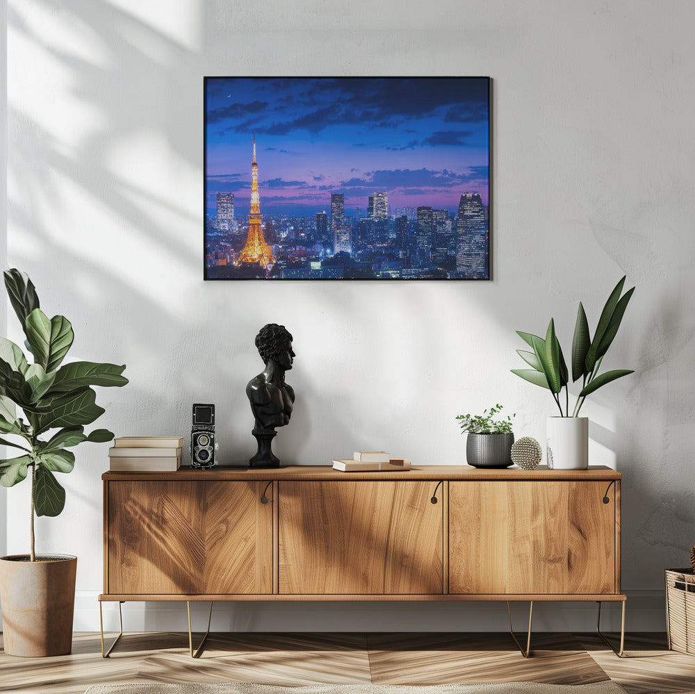 Tokyo night view | Poster