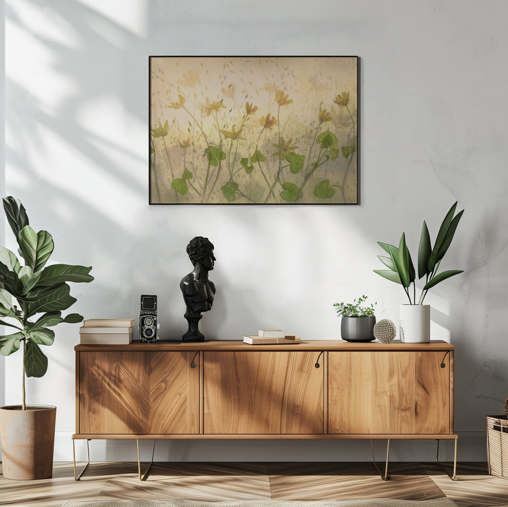 Zonnige bloemen | Poster