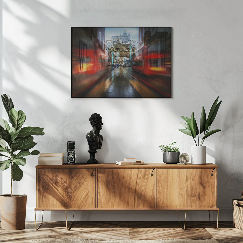 De rode bus | Poster