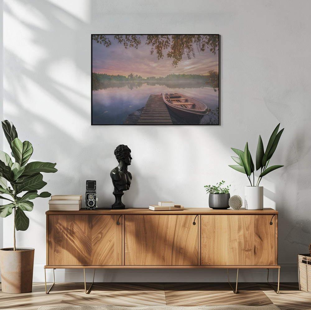 Kleurrijk meer | Poster