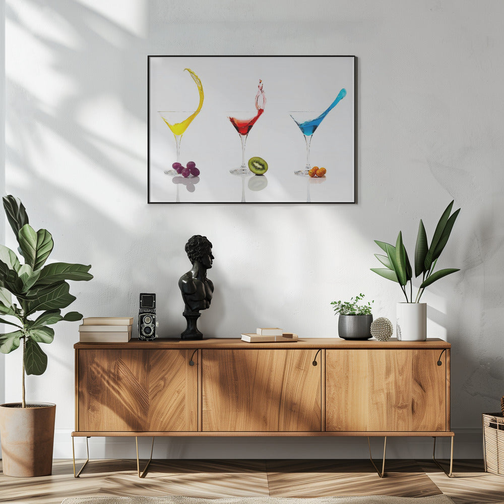 Cocktails en fruit | Poster
