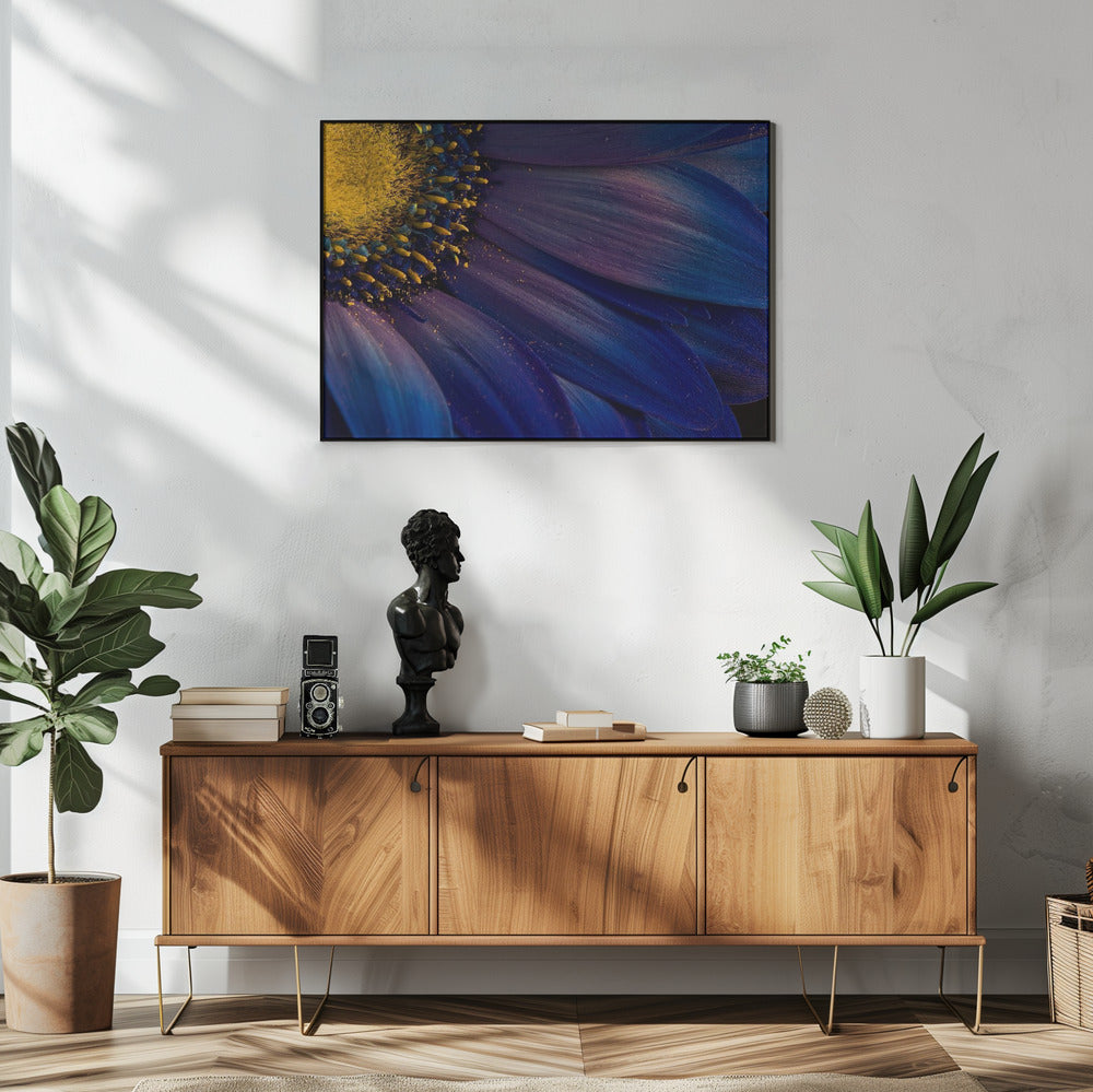 Blauwe Stralen | Poster