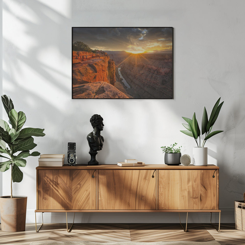 Zonsopgang boven de Grand Canyon | Poster