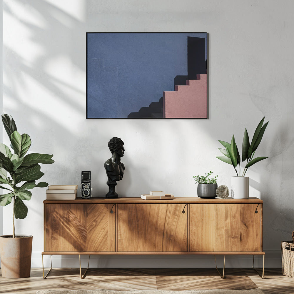 Muurschildering Rood #3 | Poster