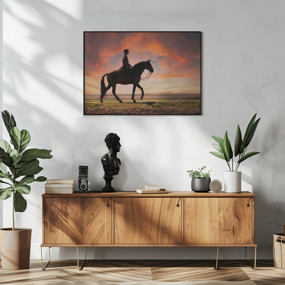 Evening ride | Poster
