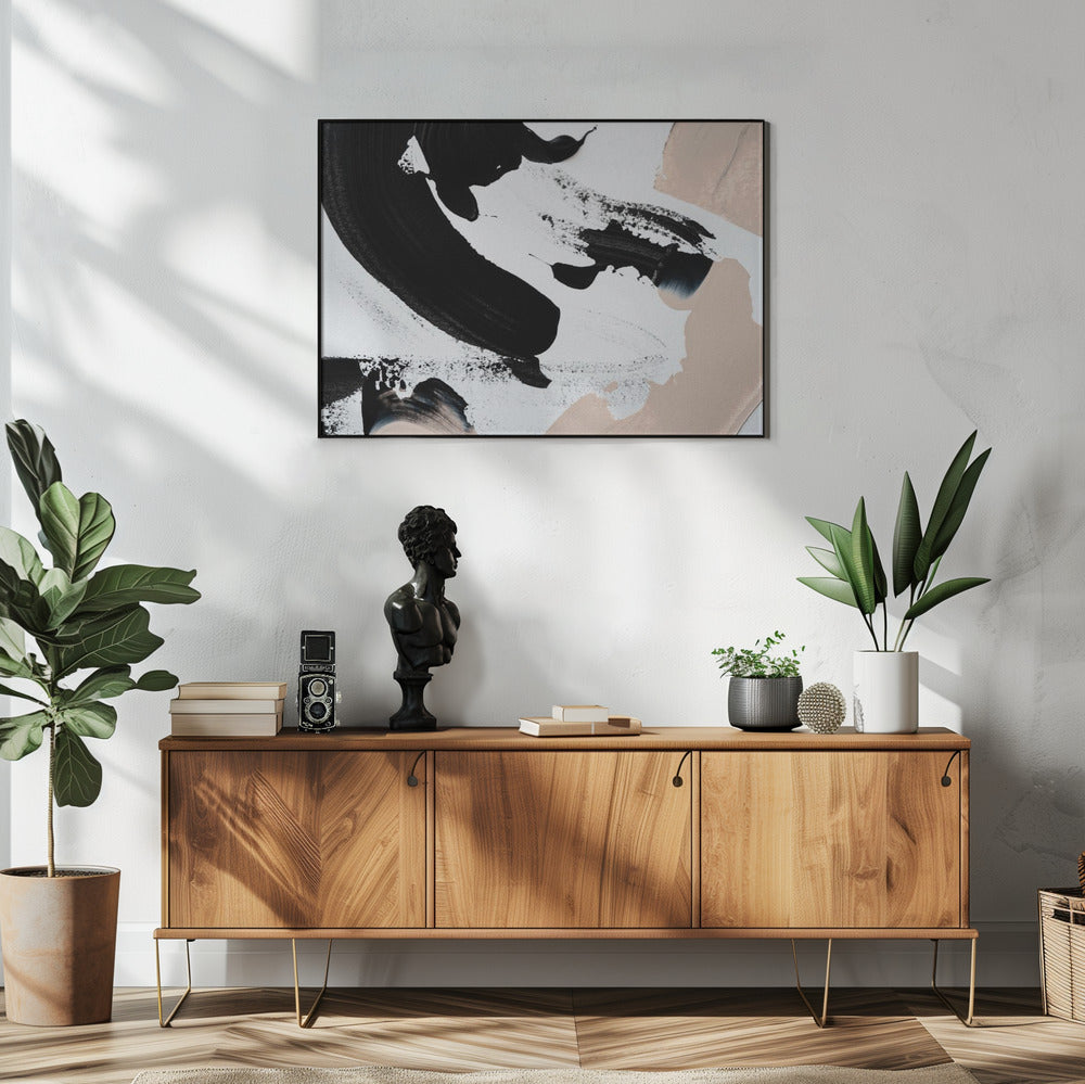 Zwart en Naakt | Poster