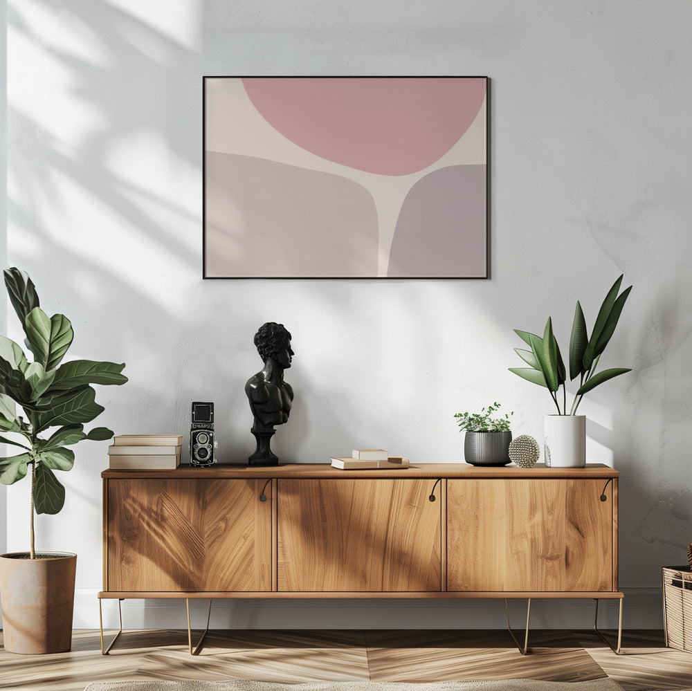 Kleurharmonie Flow | Poster