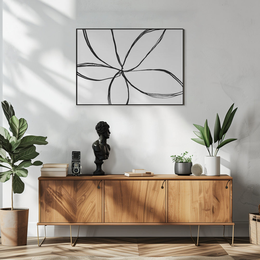 Eenvoudige bloem | Poster