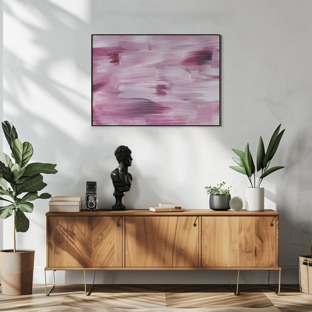 Expressieve kleurrijke penseelstreken | Poster