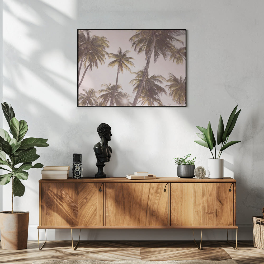 Blozende palmbomen | Poster
