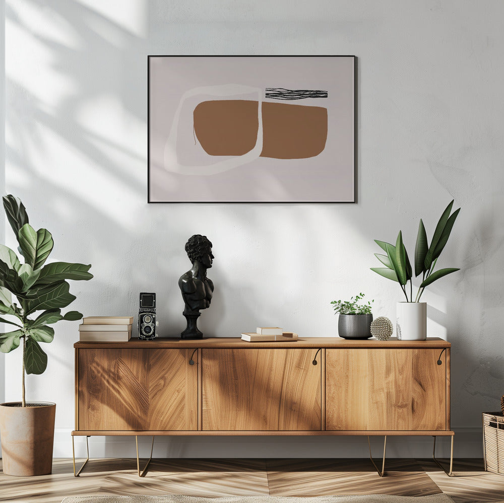 Aards minimalisme | Poster