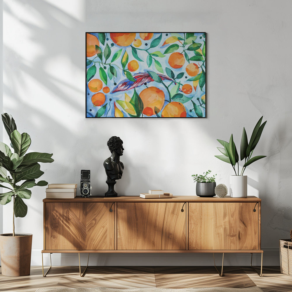 Oranje Blauw | Poster