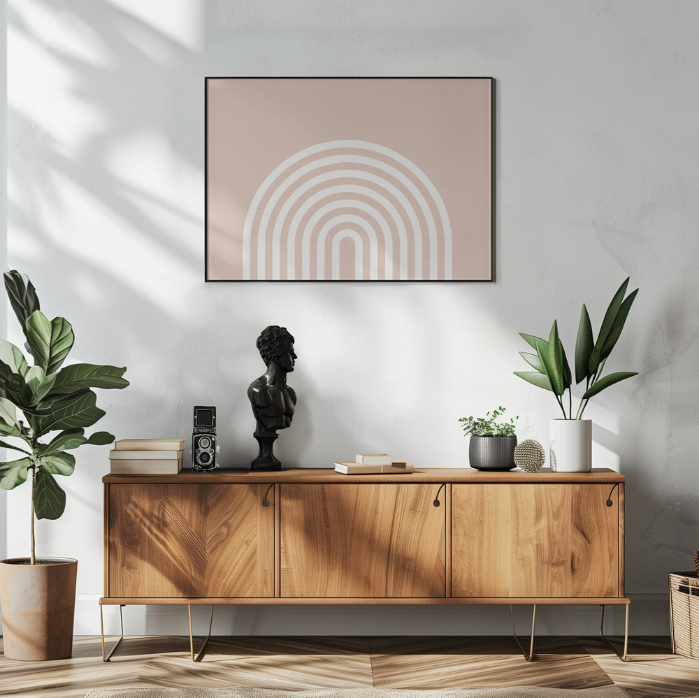 Perzik Regenboog | Poster