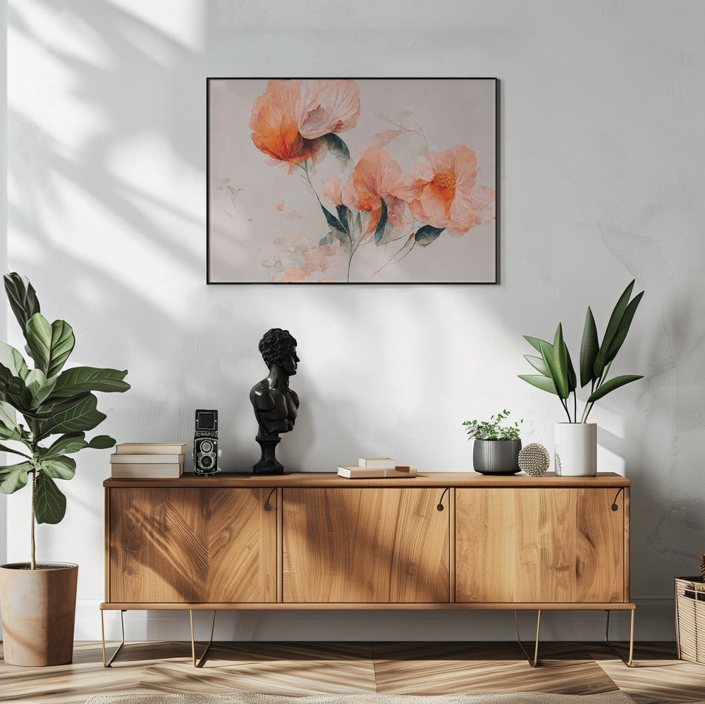 Delicate bloemendromen | Poster