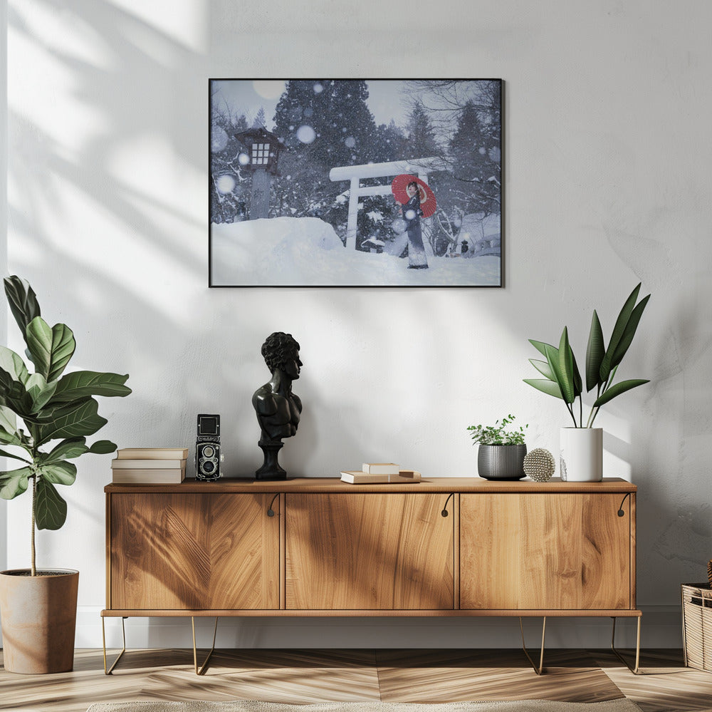 Winterheiligdom in Japan | Poster