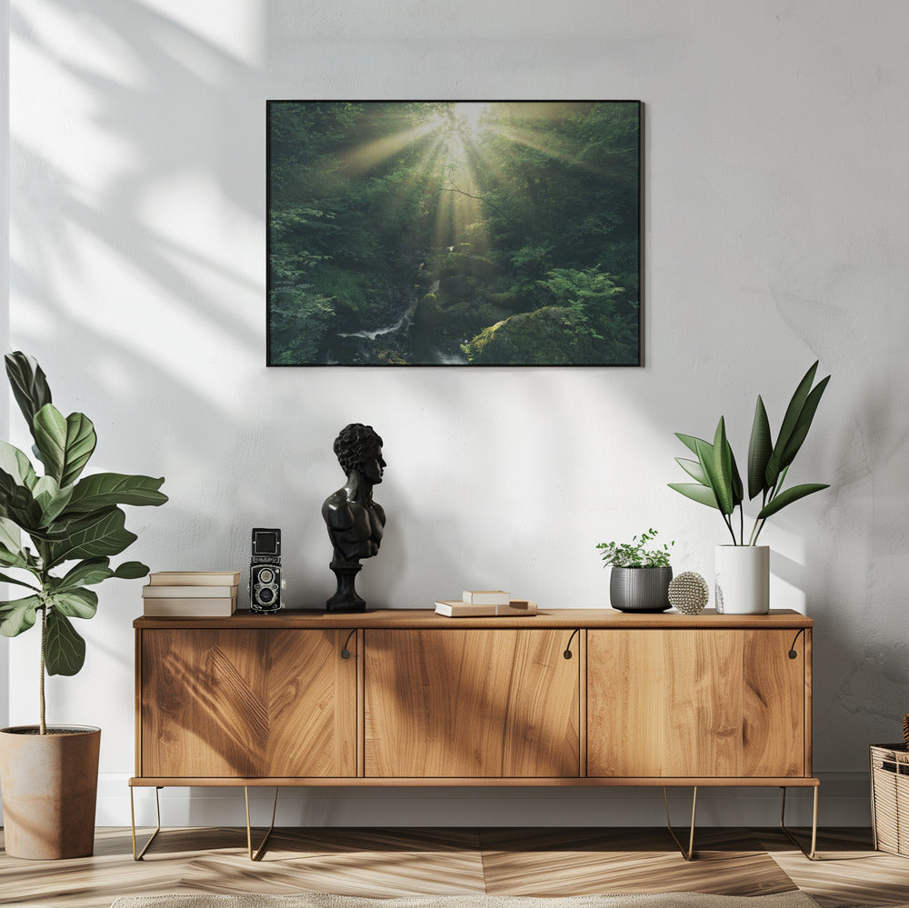 Groene Stralen | Poster