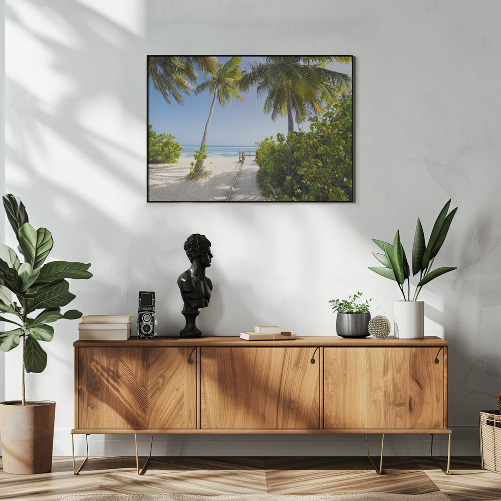 Naar het strand | Poster