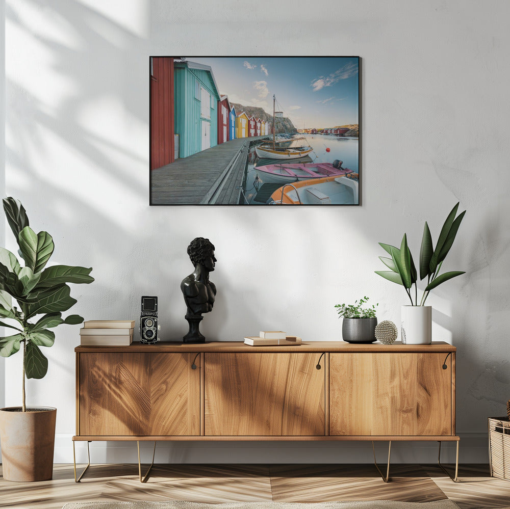 Colored Harbour | Poster