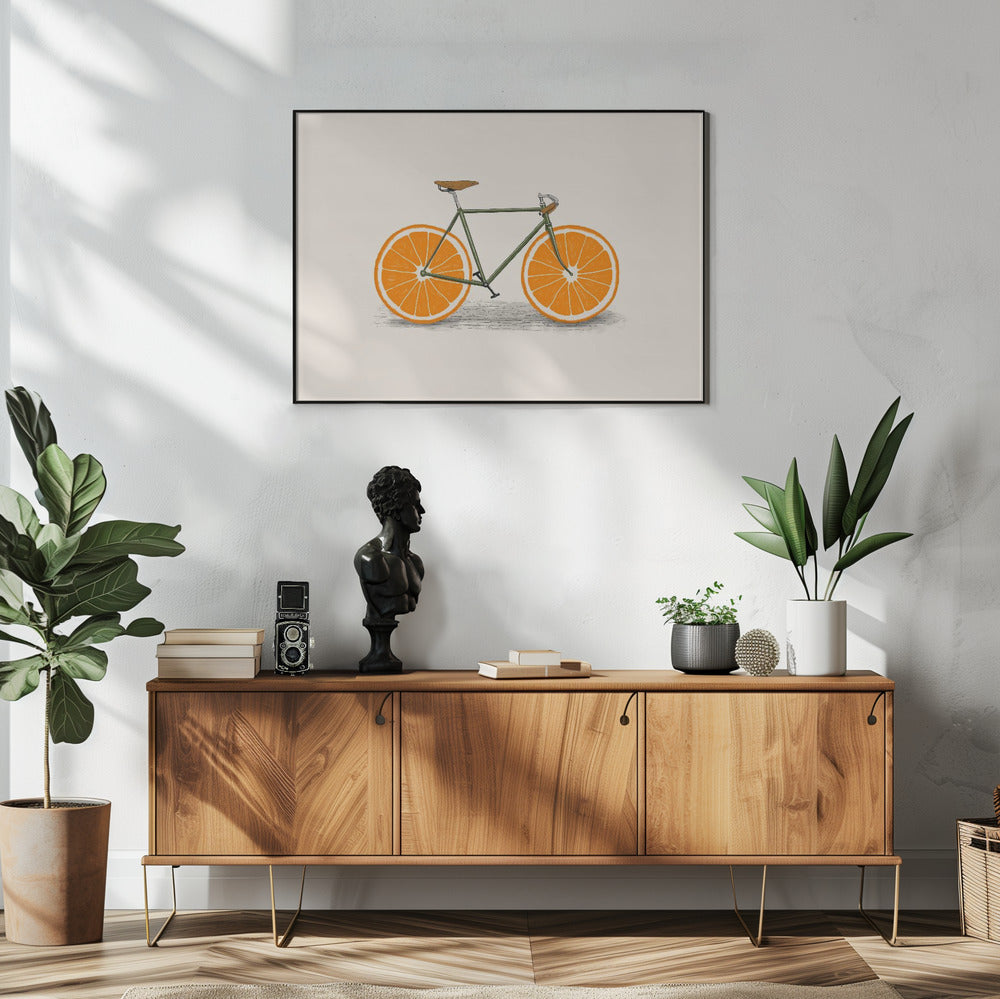 Oranje Wielen | Poster