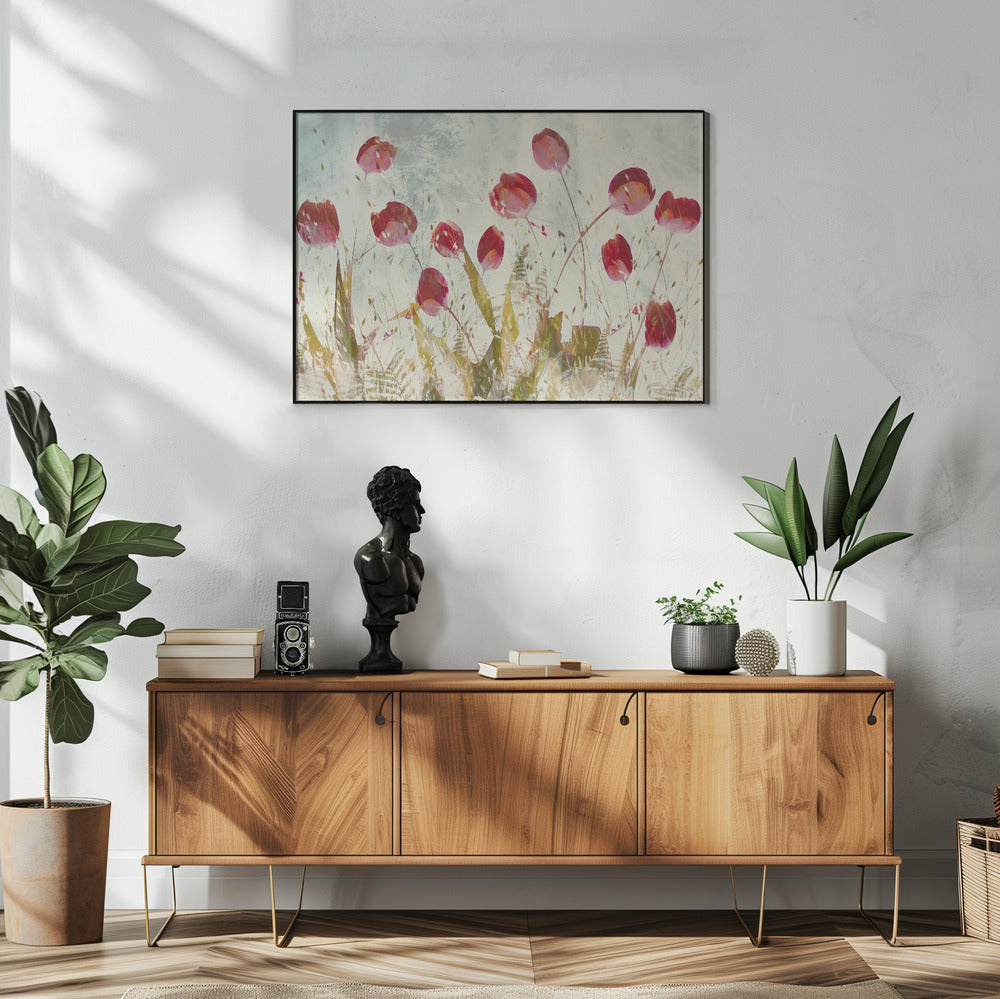 Vrolijke tulpen | Poster