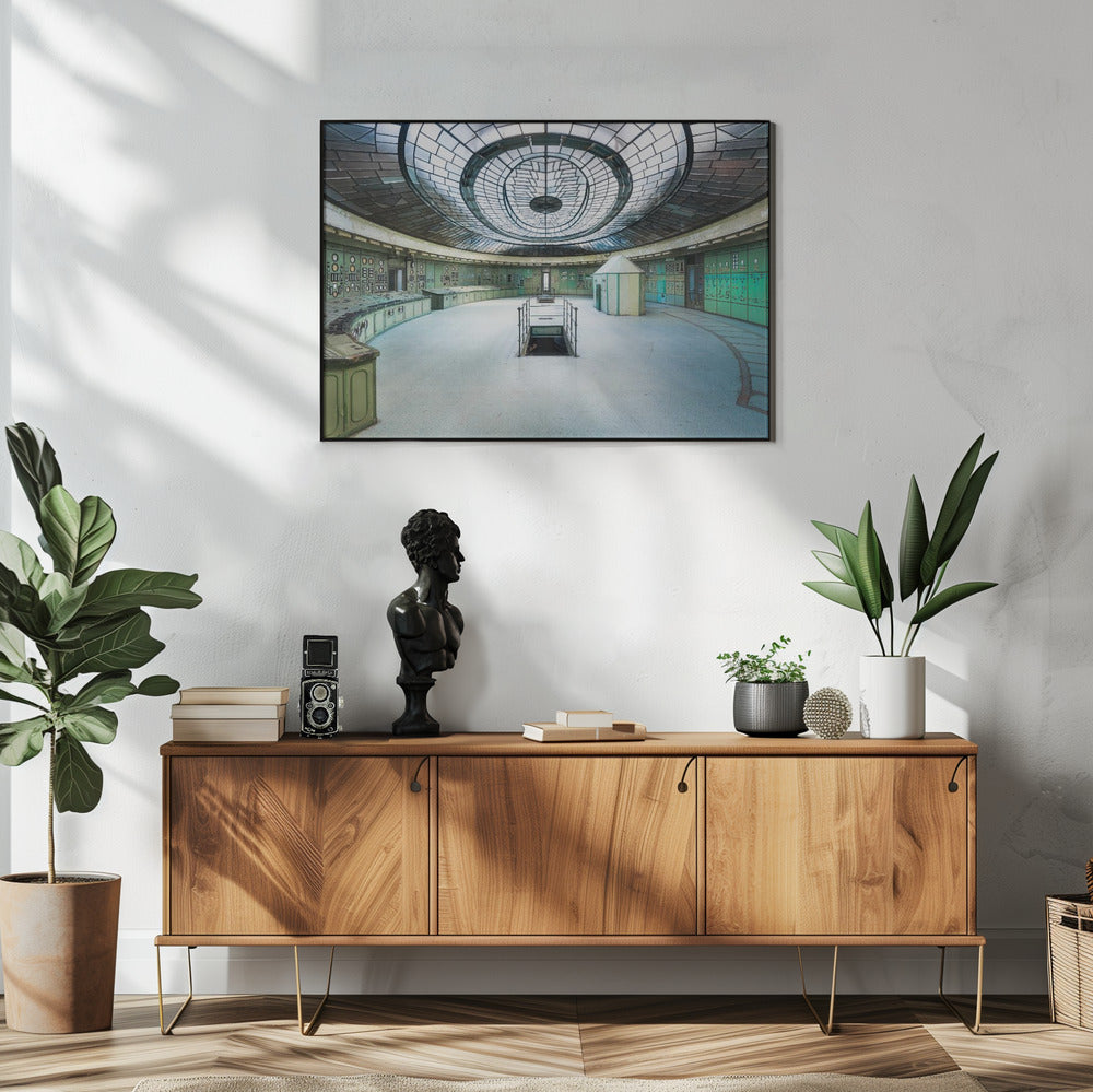 Verlaten Art Deco Controlekamer | Poster