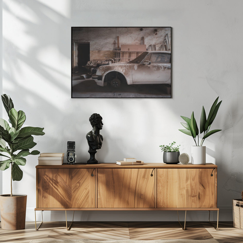 Stoffige Porsche | Poster