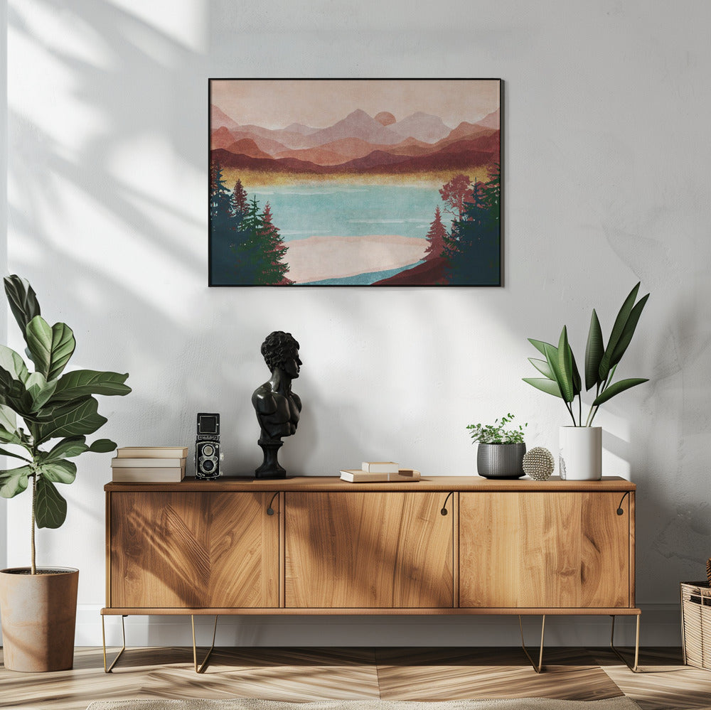 Sereniteit in de bergdageraad | Poster