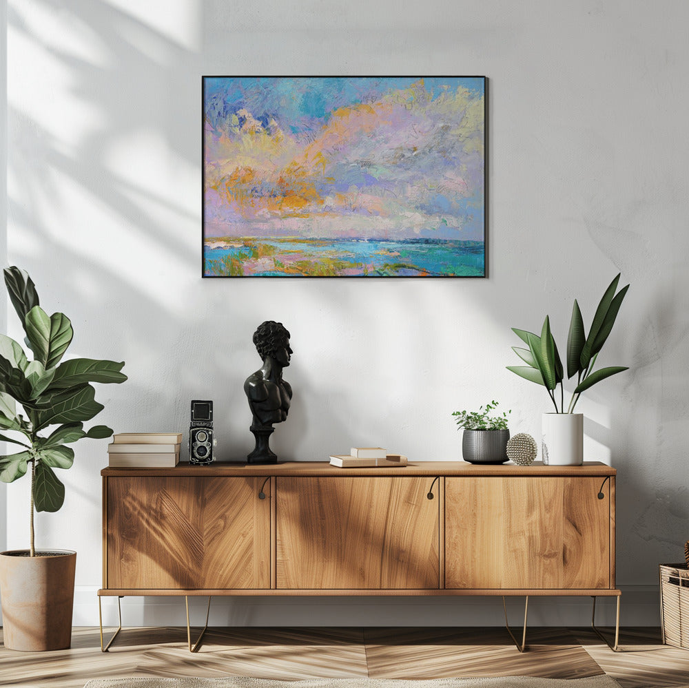 Kleurrijk landschap | Poster