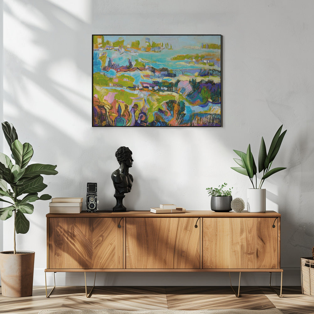 Levendig landschap | Poster