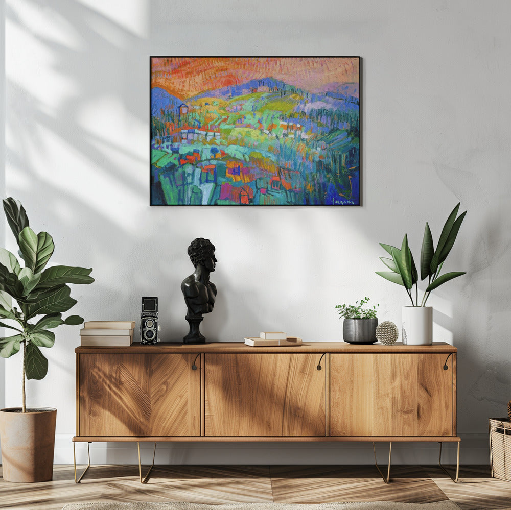 Levendige heuveldromen | Poster