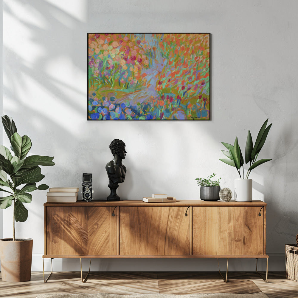 Vibrant Garden Path | Poster