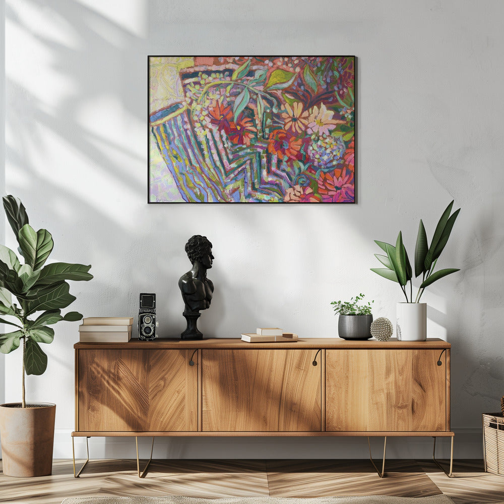 Slingerend tuinpad | Poster