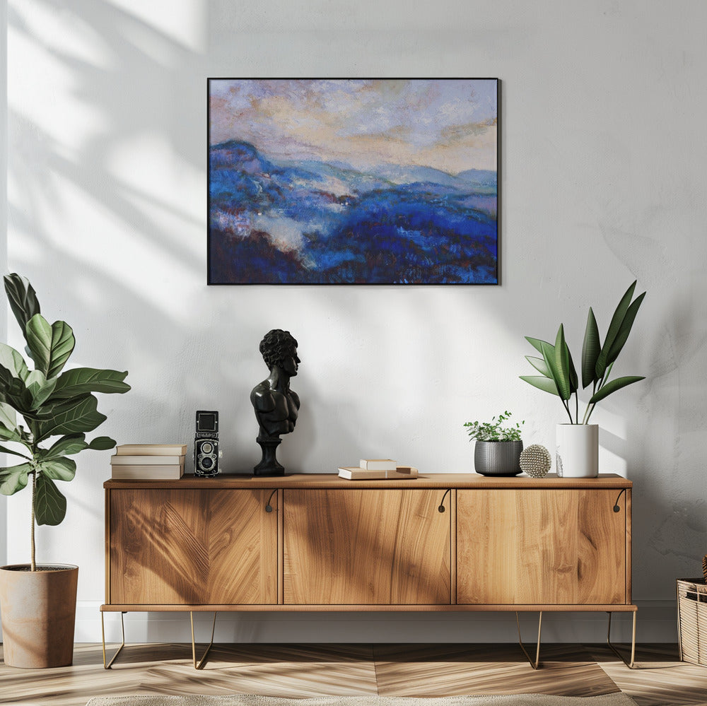 Ethereal Bluescape | Poster