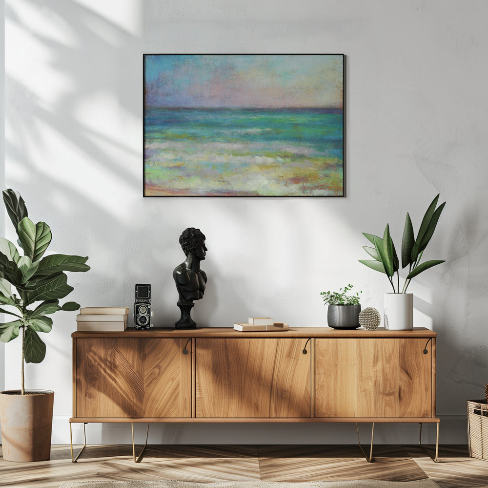 Oceaankleuren bij zonsopgang | Poster