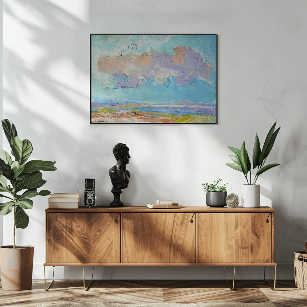 Dromerig skilandschap | Poster