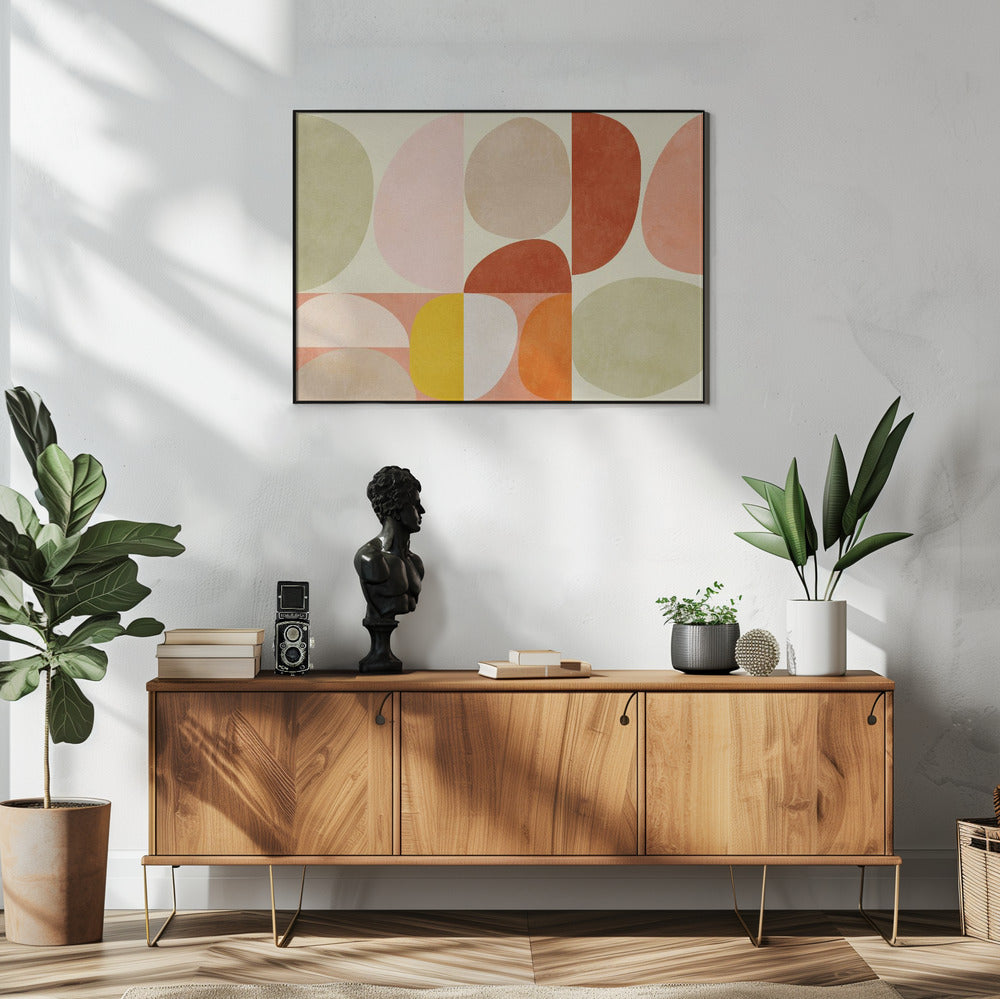 Pastelgeometrie | Poster