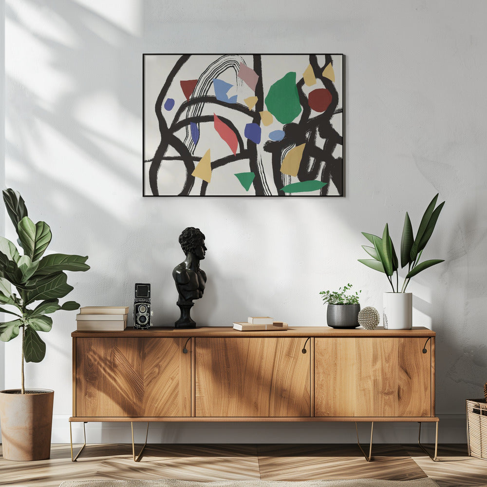 Kleurrijke Chaos | Poster