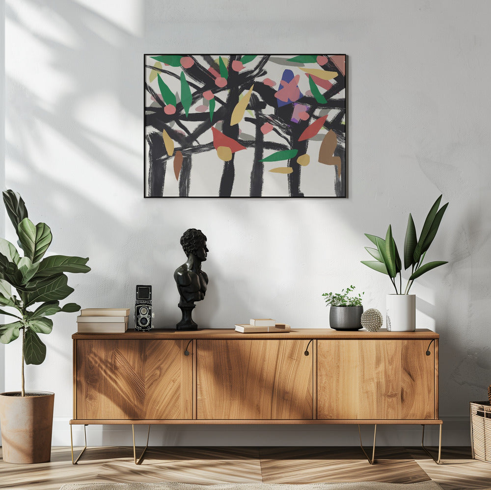 Kleuren in het bos 06 | Poster