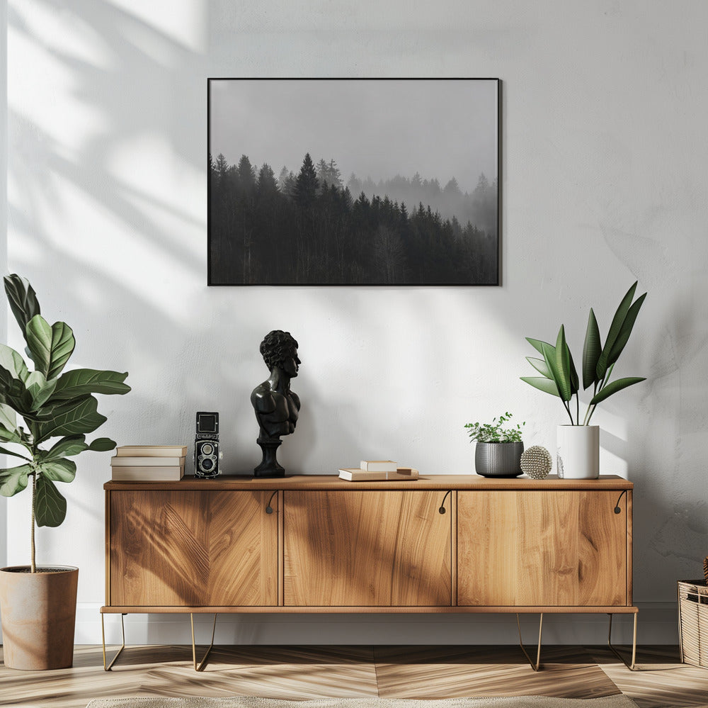 Mistige bossen 7 | Poster