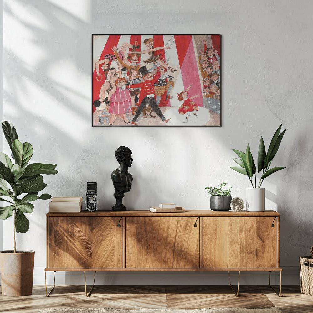 Circus in de stad | Poster
