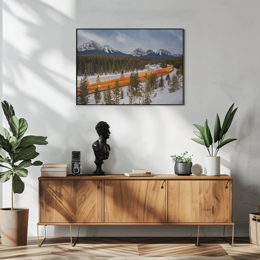 Morant's Curve in de winter | Poster