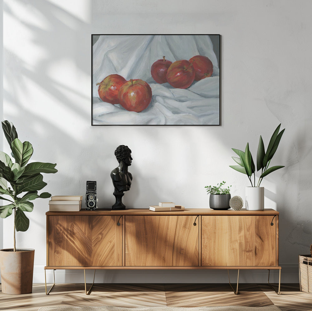 Rode appels | Poster