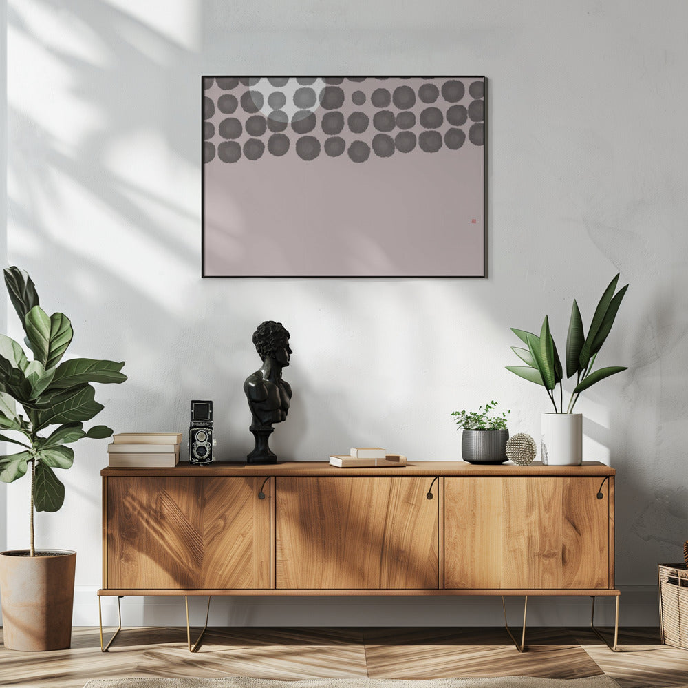 Verborgen Maan Nr. 3 | Achter de Wolken | Poster