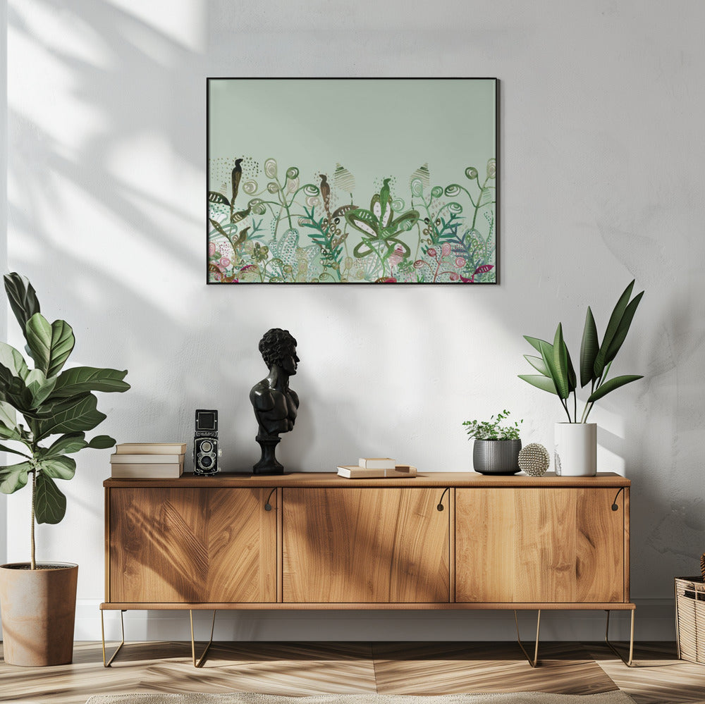 Muurschildering Onder de Zee | Poster