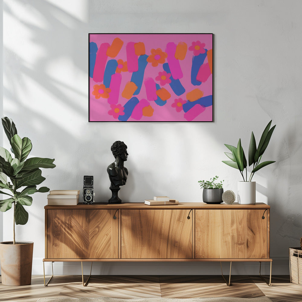 Bloemenborsteldans | Poster