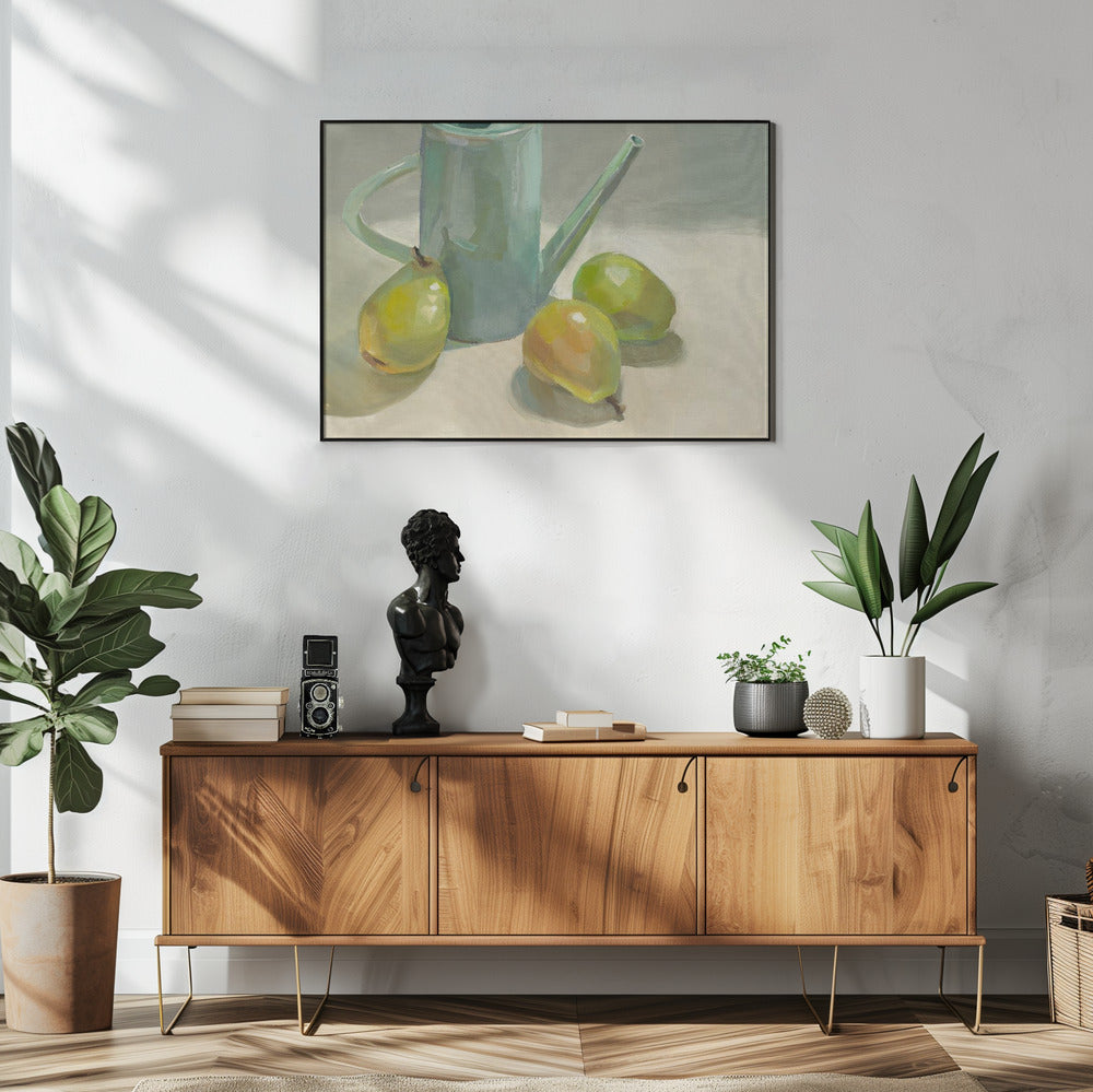 Kruik en peren | Poster
