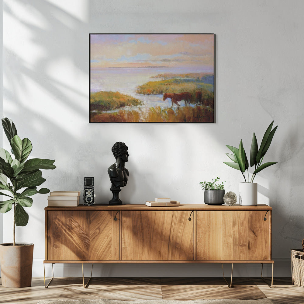 Sereen moeraslandschap | Poster