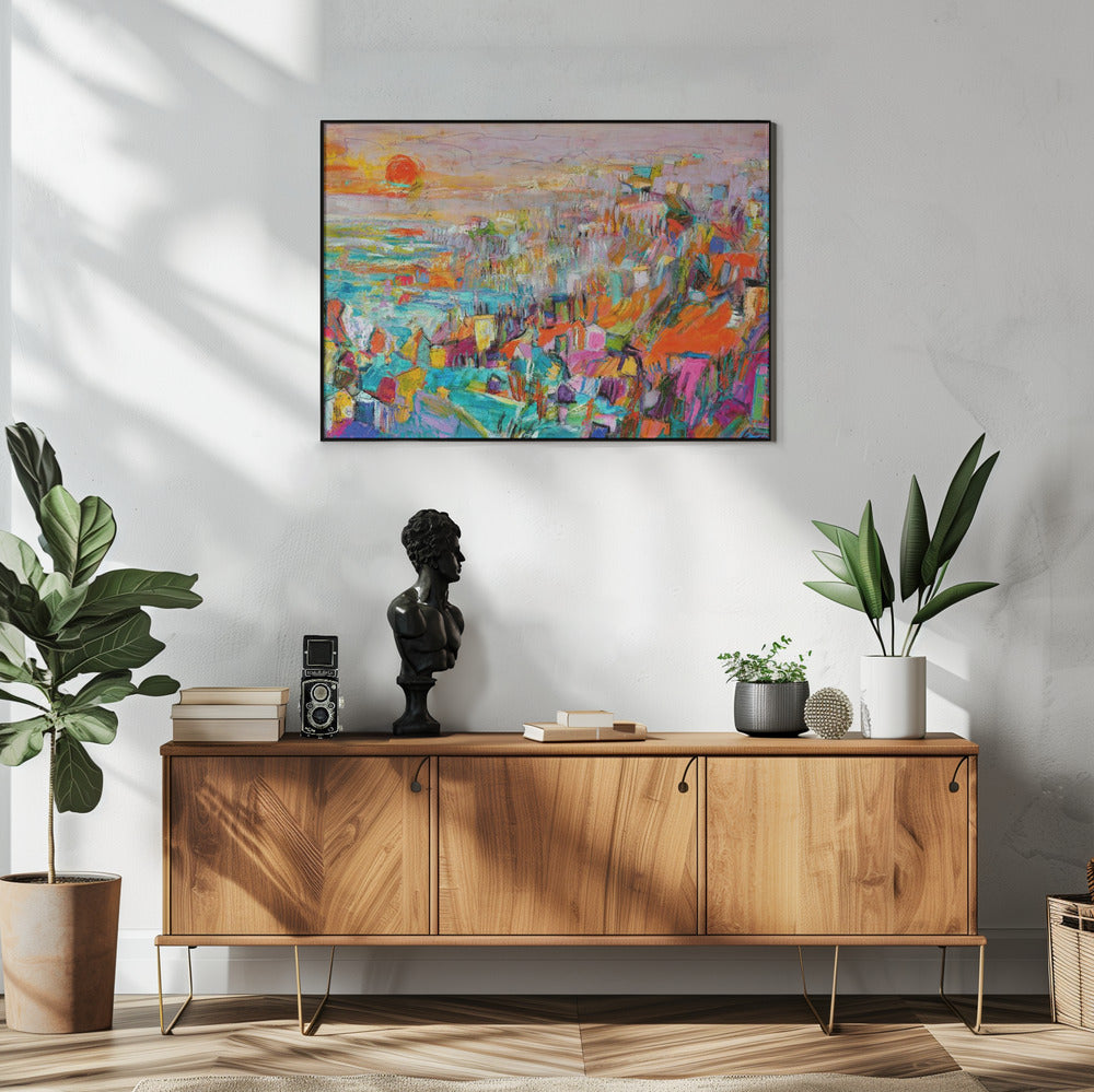 Island in the Setting Sun | Poster