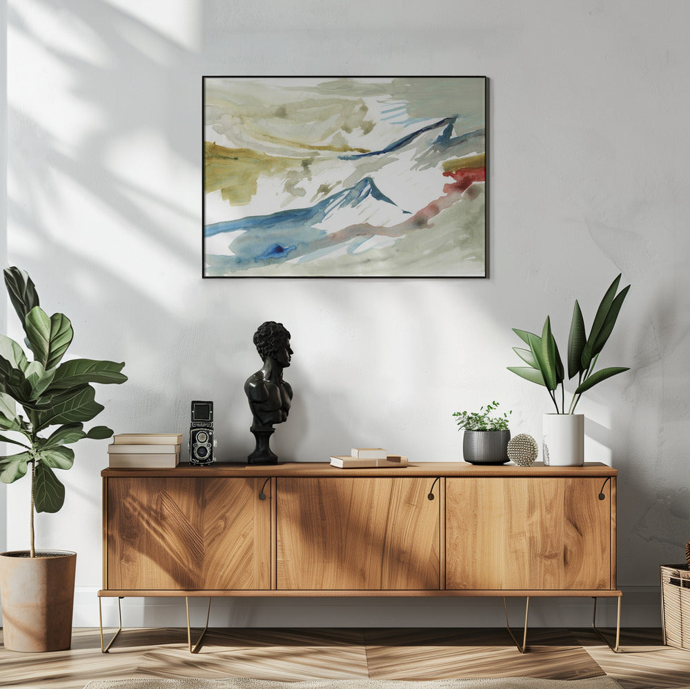 Abstract Landschap 1 | Poster